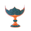 Coupe en Cuivre Incrustée de Turquoise Modèle Rasa