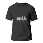 T-shirt Onde Sonore – Modèle Echoes | Streetwear Audio Artistique