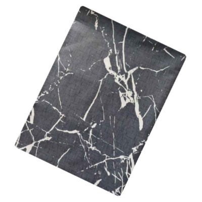 Drap Plat Double en Coton – Doux & Durable, Marble
