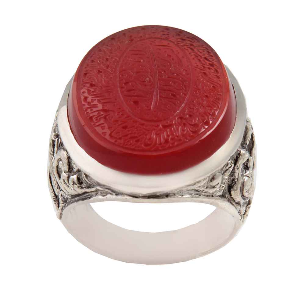 Bague en argent Aqeeq yéménite islamique pour hommes - Varesin