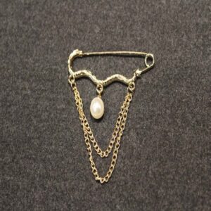 Broche de Sécurité Moderne avec Accent de Diamant – Élégance Glamour