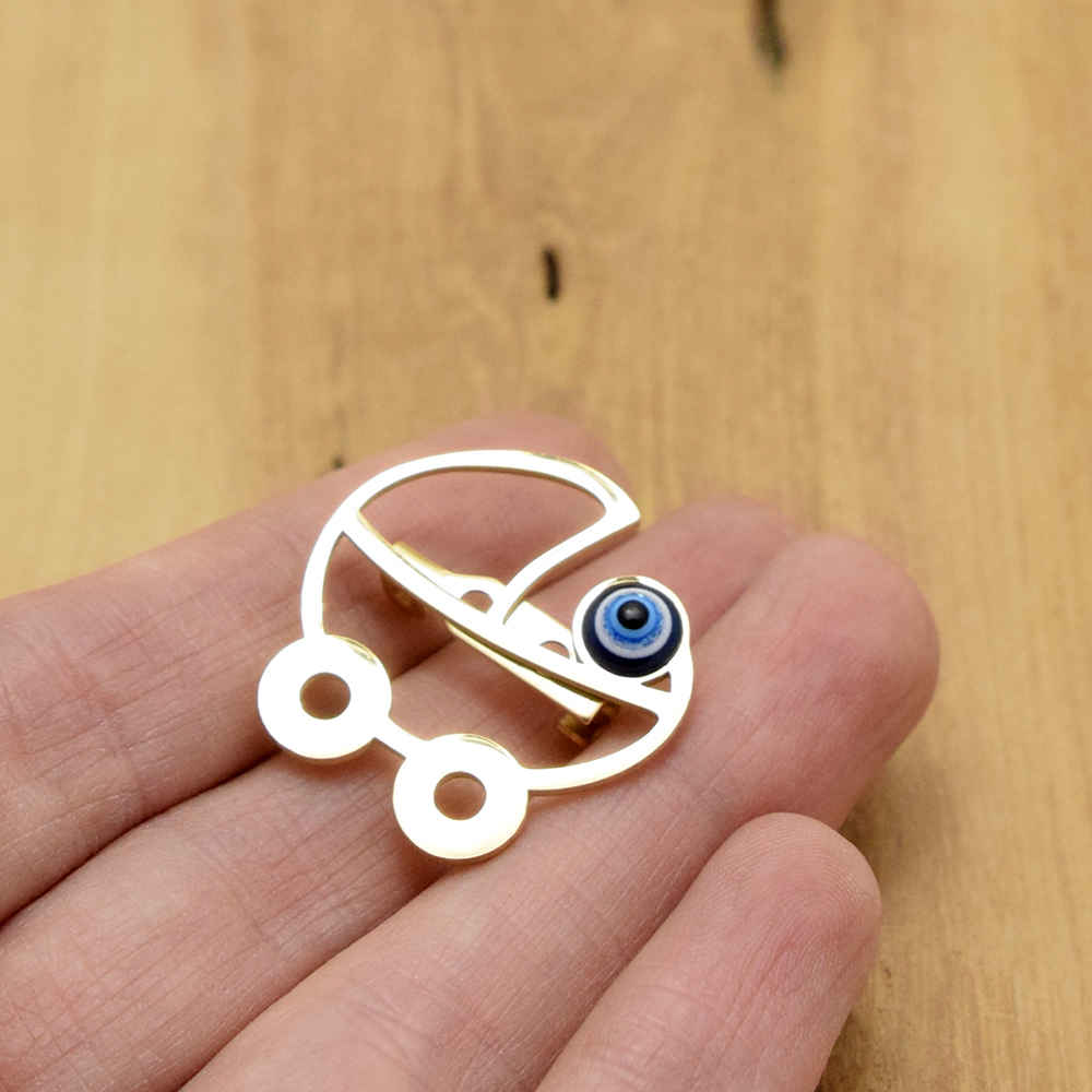 Broche de Sécurité pour Enfants – Design Berceau pour Nouveau-Nés