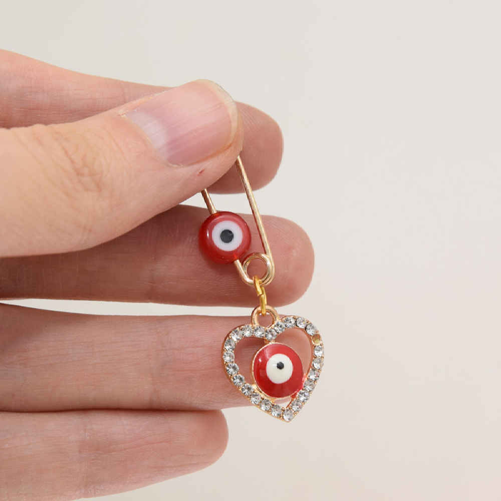 Broche de Sécurité pour Enfants – Design Cœur Ghalb pour Soin et Sécurité