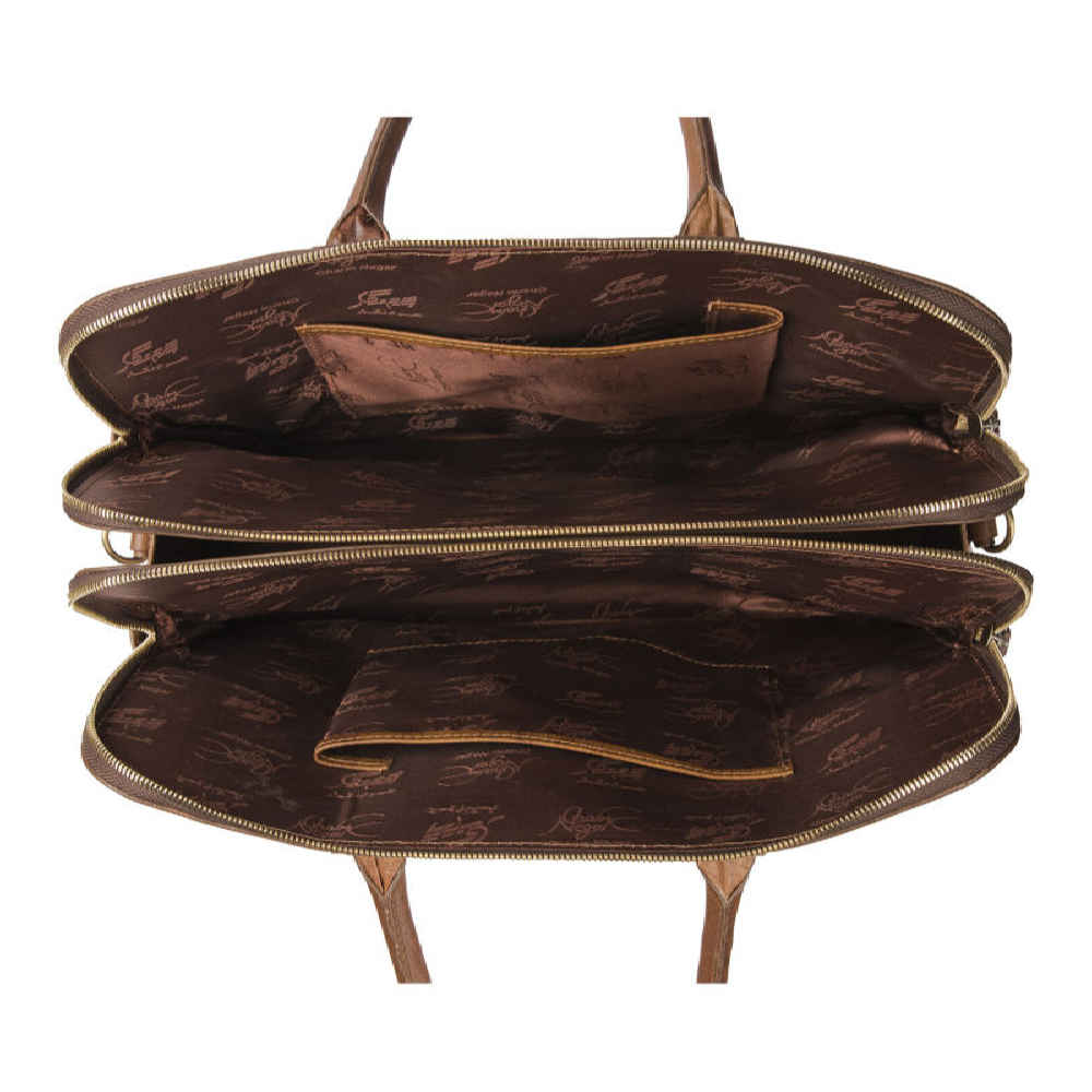 Porte-documents en cuir persan – Modèle Negar