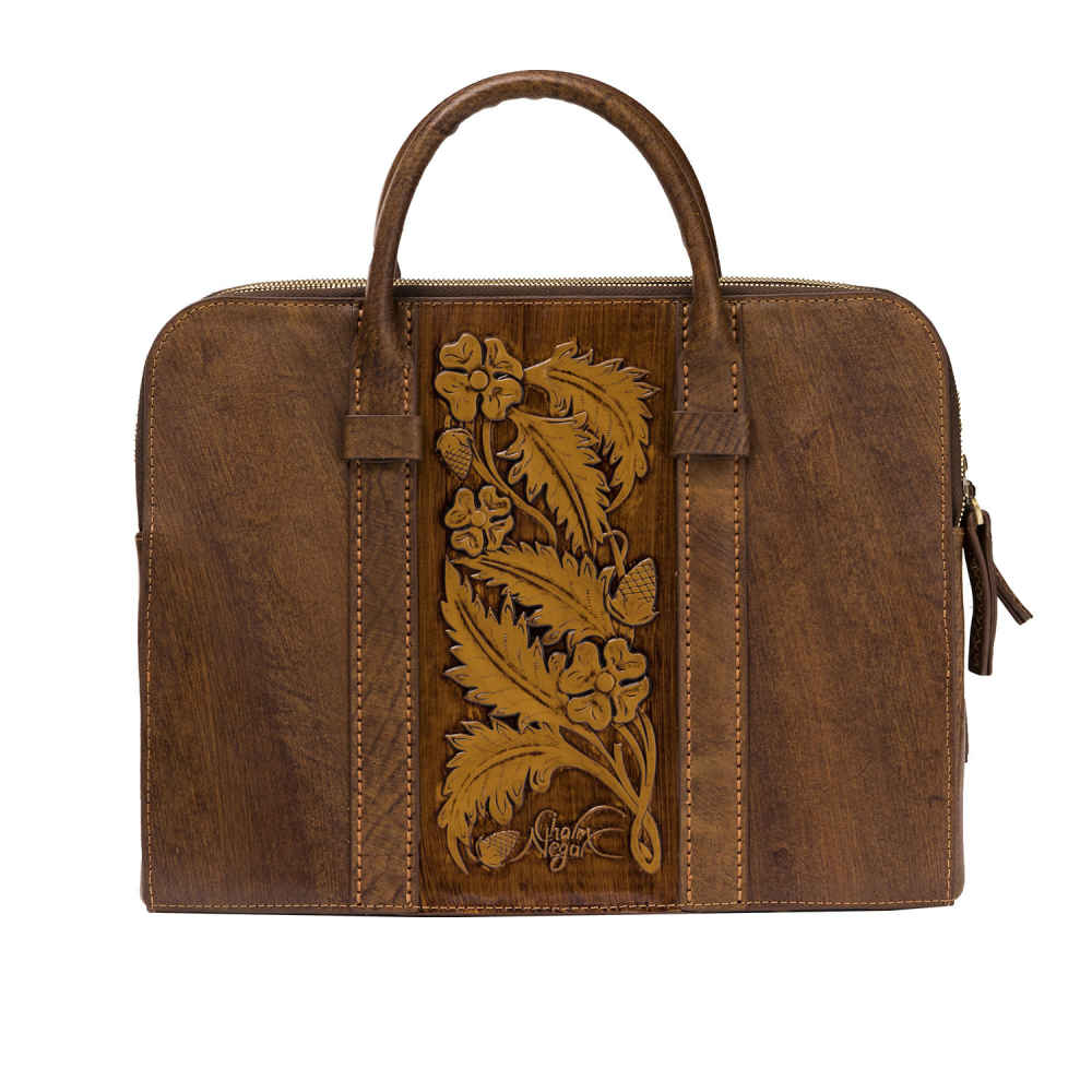Porte-documents en cuir persan - Modèle Raika
