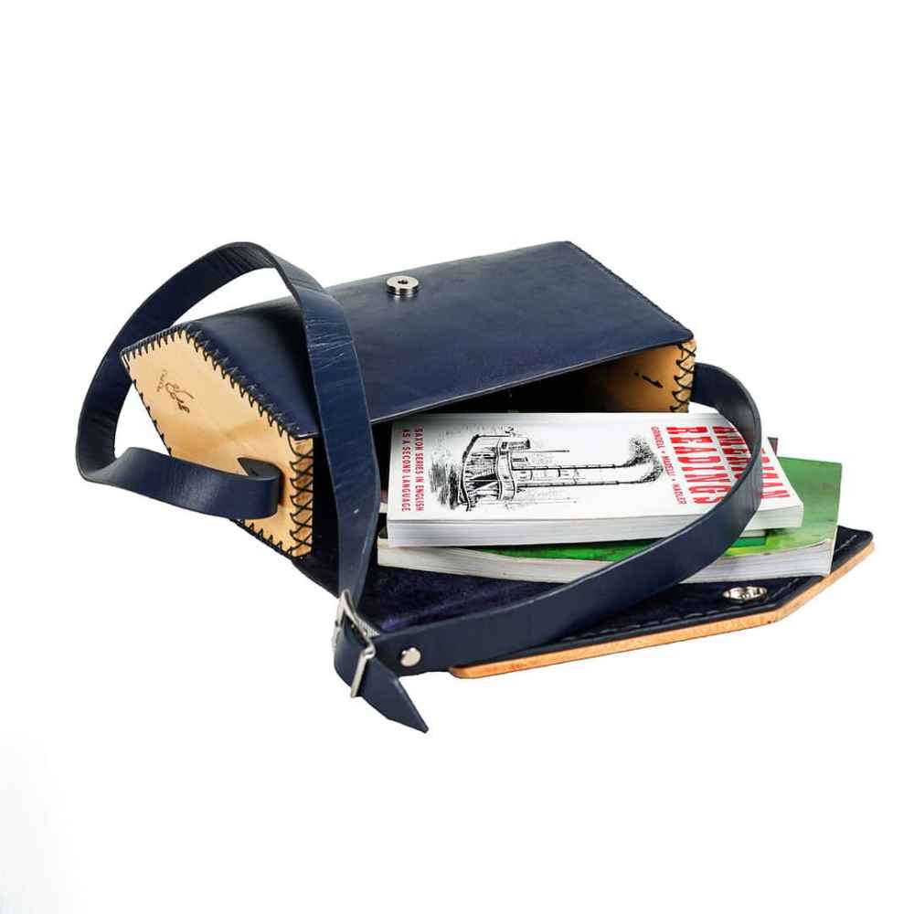 Sac à bandoulière en cuir luxueux fait à la main – Édition Darya