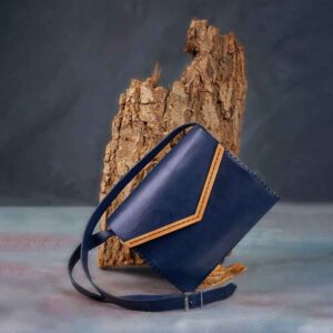 Sac à bandoulière en cuir luxueux fait à la main – Édition Darya