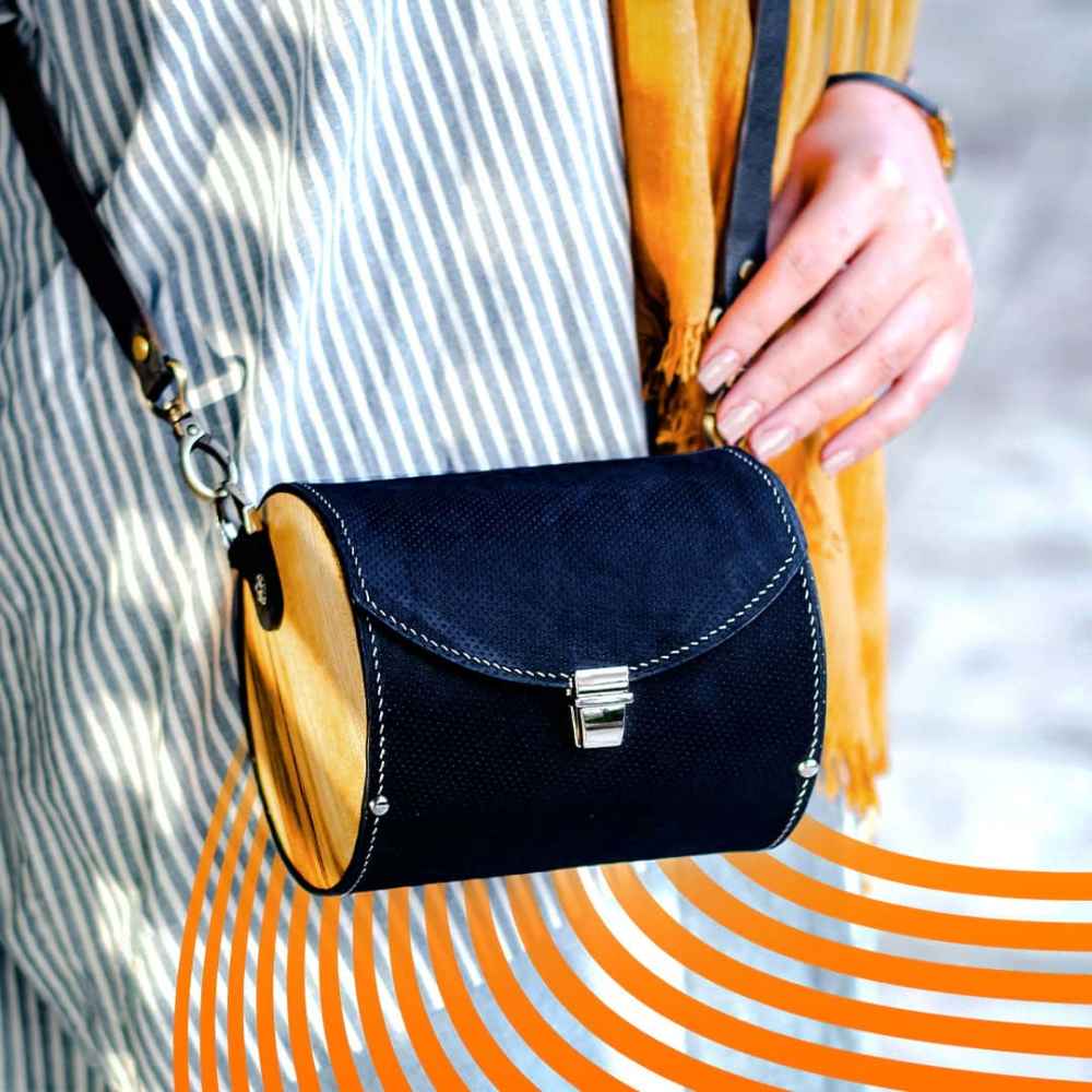 Sac à bandoulière en cuir luxueux fait à la main - Édition Pileh