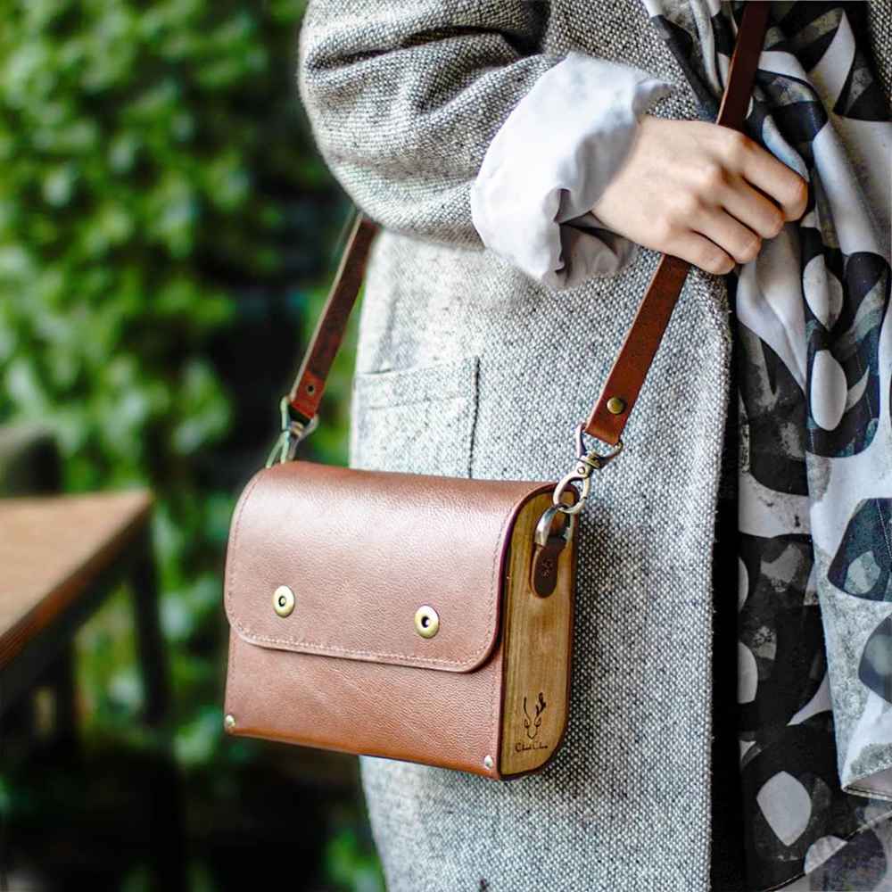 Sac à bandoulière en cuir luxueux fait à la main - Design Sedar