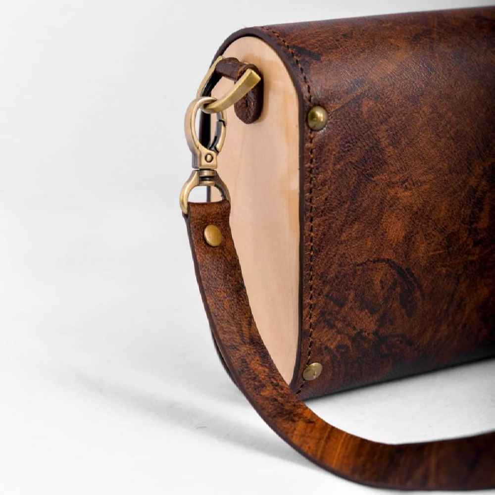Sac à bandoulière en cuir luxueux fait à la main – Design Sepidar