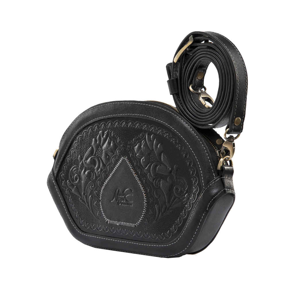 Sac bandoulière en cuir véritable fait main – Édition Tarlan