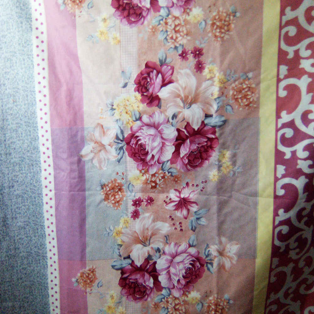 Drap Plat Double en Coton – Doux & Durable, Flower