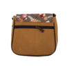 Ensemble sac bandoulière boho et écharpe avec motif renard