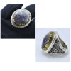 Persian Dendritic Agate Shajar Silver Ring for Men Arta