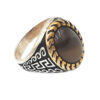 Bague en argent Sulemani Hakik persane pour homme Moloud