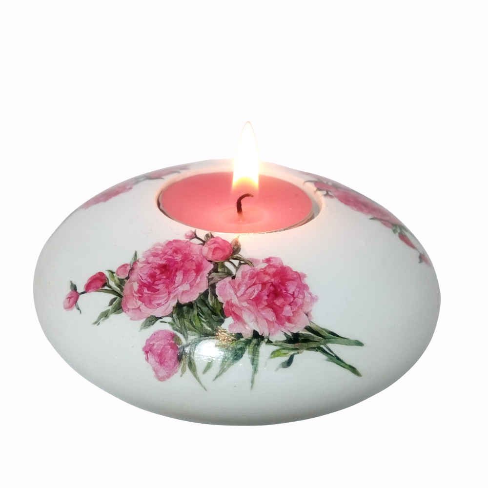 Porte-bougie en plâtre modèle Shakheh