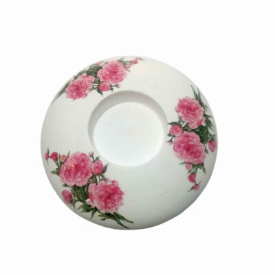 Porte-bougie chauffe-plat en plâtre, motif floral Shakheh, décoration minimaliste d'inspiration persane