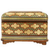 Boîte à bijoux en bois artisanale avec design persan Khatam - Rana