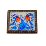Boîte à bijoux en bois artisanale avec design persan Khatam – Roshan