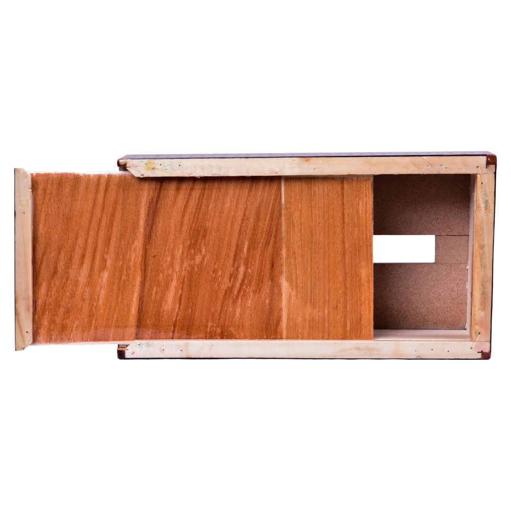 Couvercle de boîte à mou tissues en bois persan fait main – Khatamkari Sana