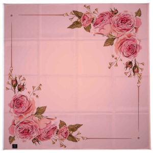Floral Print Summer Scarf for Women – Luxe and Vibrant Rose Design