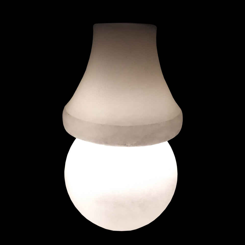 Lampe de sel – design fait main avec abat-jour