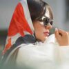 Foulard Miniature en Soie pour Femme - Motif Artistique, Luxueux et Vibrant Zaghak