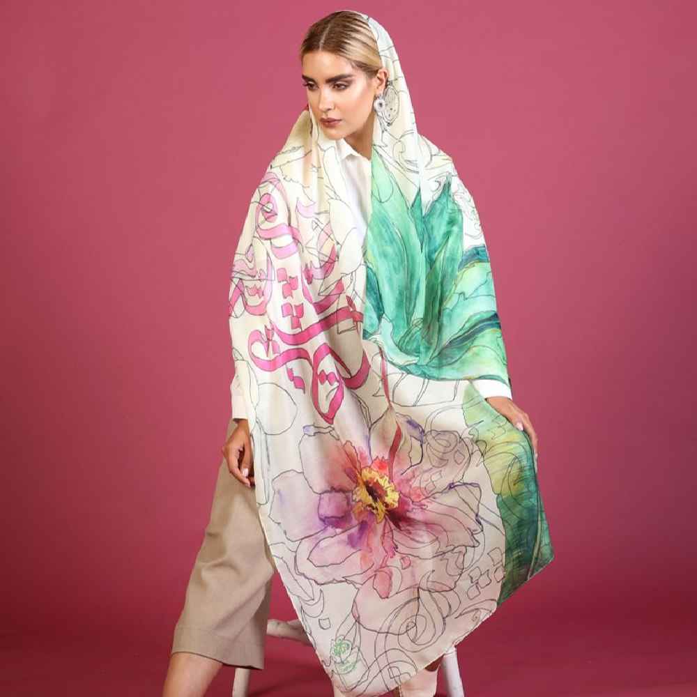 Châle Persan Imprimé Artistique & Léger Hess