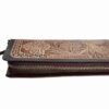 Portefeuille long en cuir persan pour femmes avec Design Alma