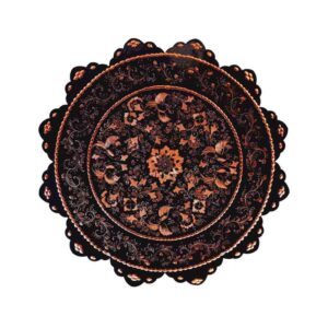 Assiette Décorative Persane en Cuivre Gravée Farima