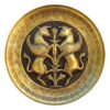 Assiette Décorative Persane en Cuivre Gravée Galaza