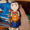 Poupées en Bois au Crochet Fait Main – Cowboys | Figurines Rustiques du Far West
