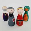 Poupées en Bois au Crochet Fait Main – Game of Thrones | Personnages Fantastiques en Bois Personnalisés