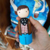 Poupées en Bois au Crochet Fait Main – Sorkh Poost | Jouets Traditionnels en Bois