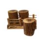 Ensemble de salières et poivrières en bois Paradise