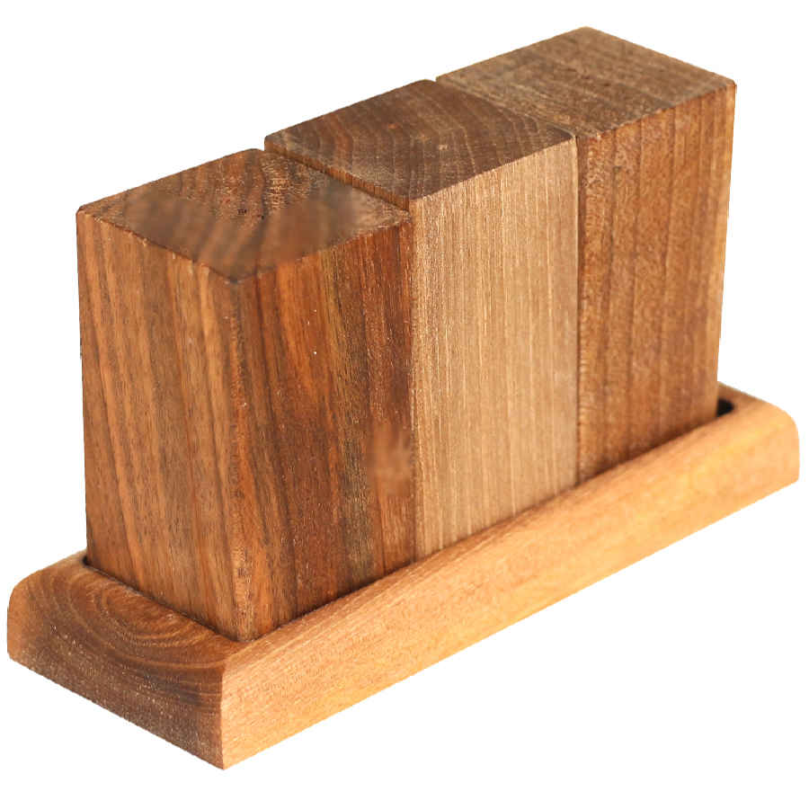 Ensemble de salières et poivrières en bois Rayka