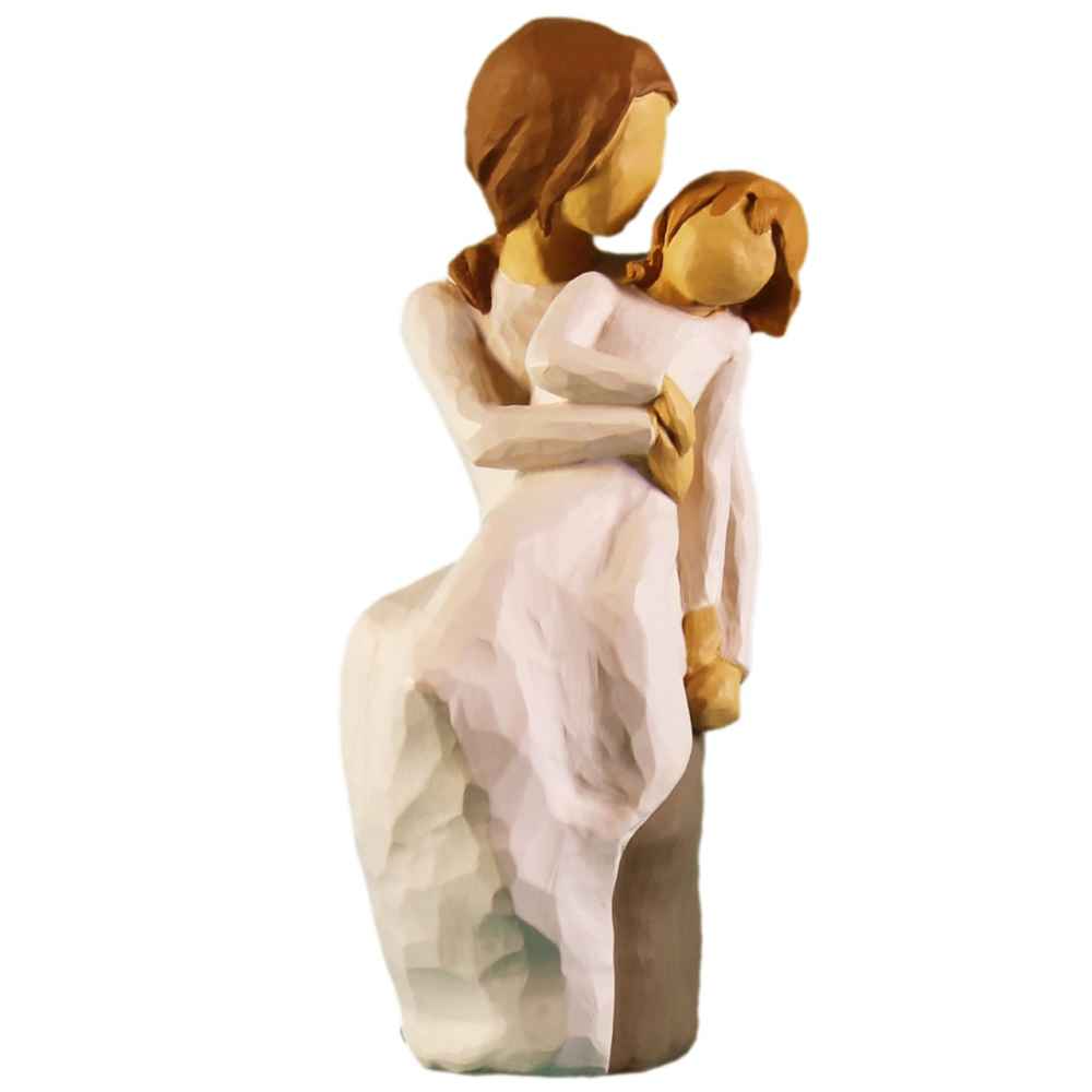 Figurine arbre de saule - Mère et fille