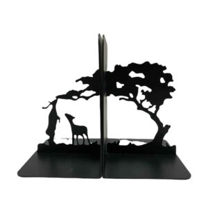 Serre-livres en métal design arbre – adapté pour intérieurs à thème naturel