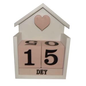 Modèle de calendrier de bureau persan Love