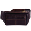 Sac banane en cuir véritable avec ceinture réglable – Transport quotidien