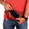 Sac banane en cuir véritable avec ceinture réglable – Accessoire stylé pour un usage quotidien
