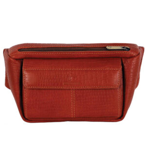 Sac banane en cuir véritable avec ceinture réglable – Accessoire stylé pour un usage quotidien