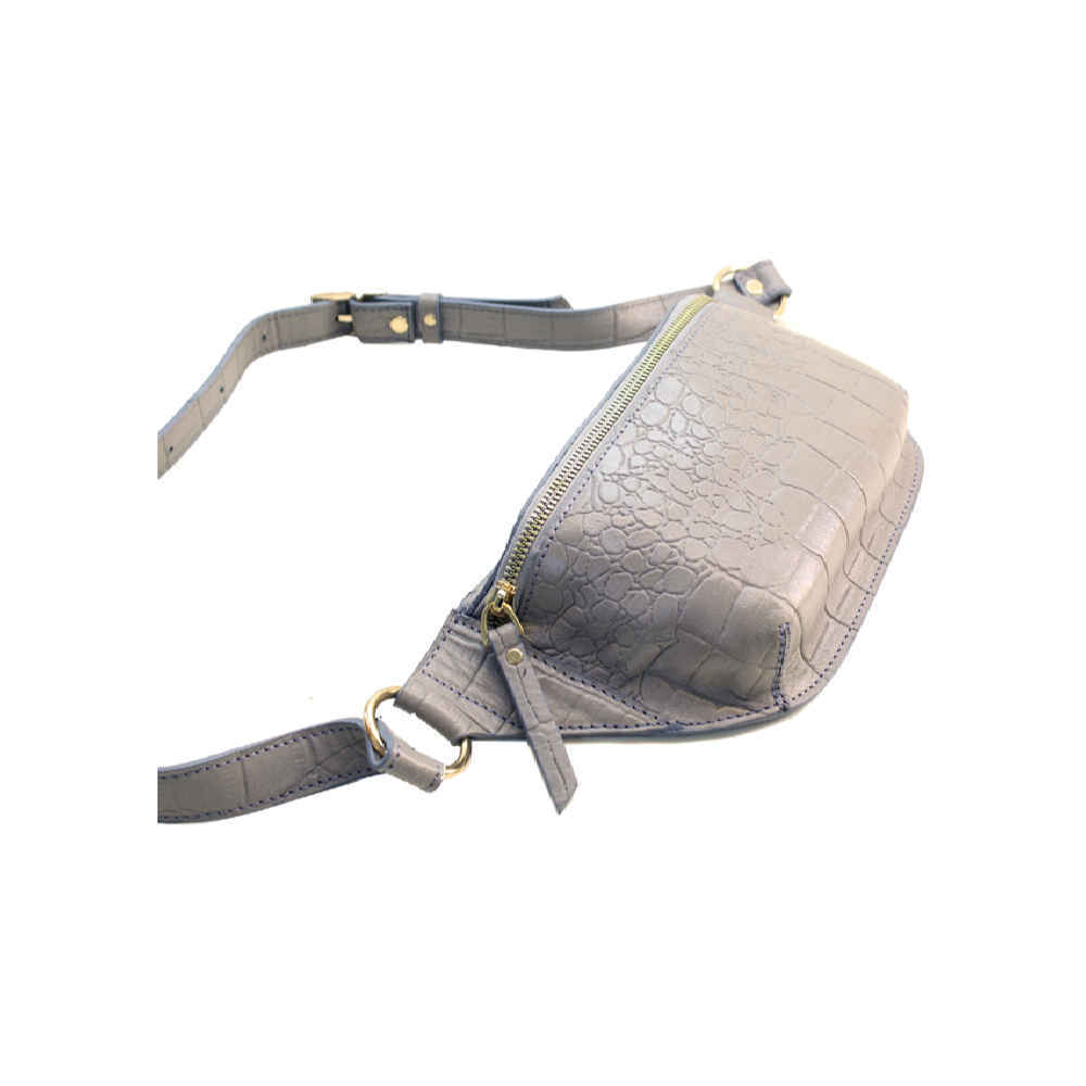 Sac banane en cuir véritable avec ceinture réglable pour femme – Idéal pour un usage quotidien