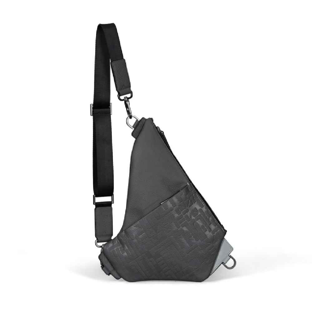 Sac banane en cuir véritable avec ceinture réglable – Accessoire élégant pour homme
