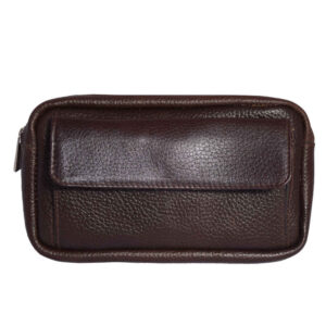 Sac banane en cuir véritable avec ceinture réglable pour hommes – Solution de transport quotidien