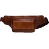 Sac banane en cuir véritable avec ceinture réglable – Indispensable du quotidien