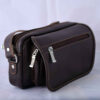 Sac banane en cuir véritable avec ceinture réglable – Transport quotidien pour homme
