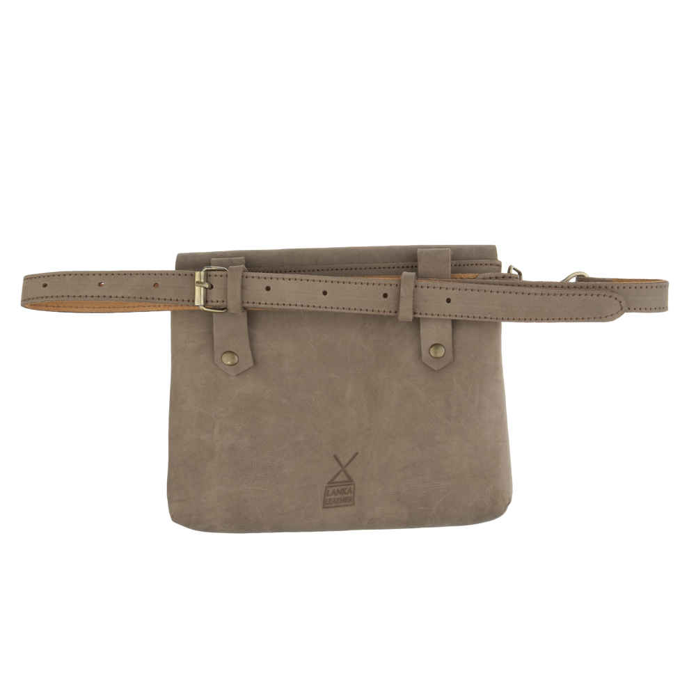 Sac banane en cuir véritable avec ceinture réglable pour femme – Transport quotidien