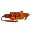 Sac banane en cuir véritable avec ceinture réglable pour homme – Idéal pour les activités de plein air