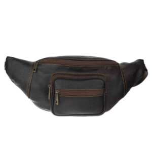 Sac banane en cuir véritable avec ceinture réglable pour homme – Indispensable au quotidien